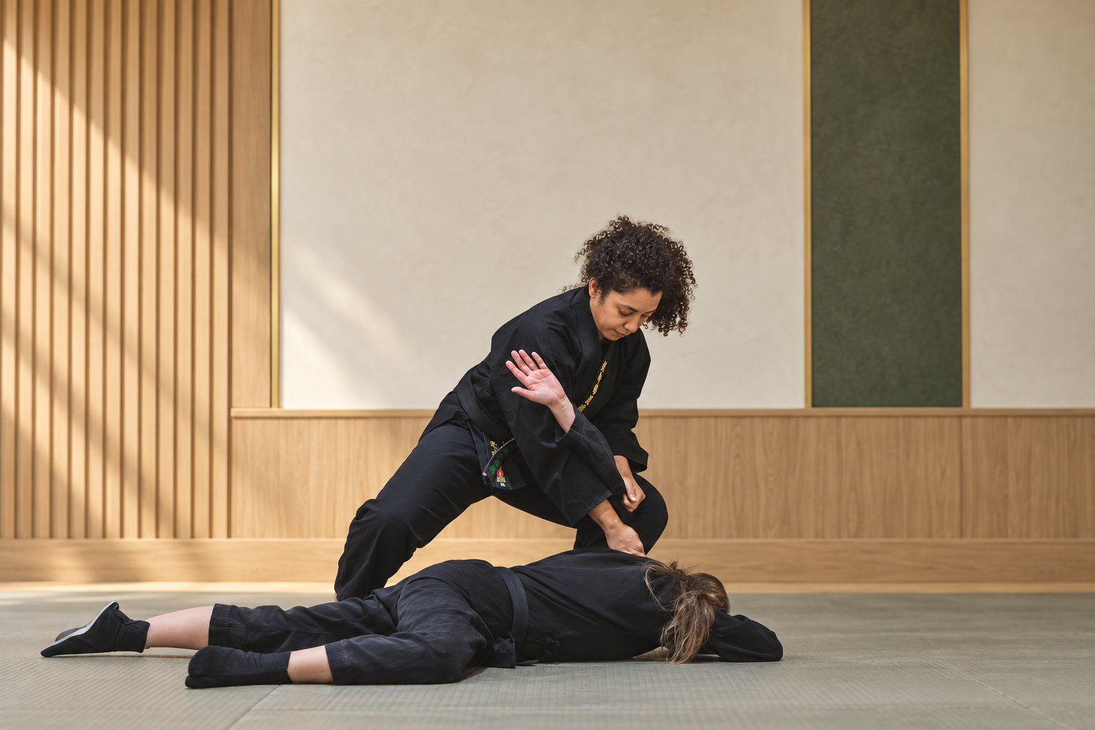 Demostración técnica de Bujinkan Budō Taijutsu en Shiku Dōjo